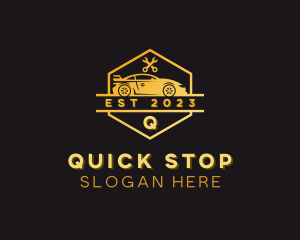 Car Wrench Mechanic logo design