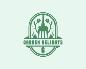 Flower Garden Rake logo design