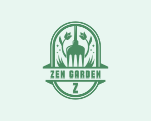 Flower Garden Rake logo design