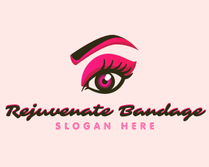 Beauty Eyelash Shadow logo design