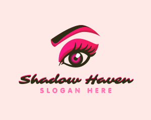 Beauty Eyelash Shadow logo design