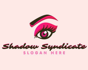 Beauty Eyelash Shadow logo design