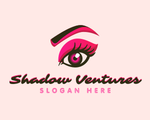 Beauty Eyelash Shadow logo design