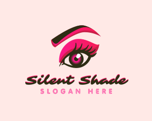 Beauty Eyelash Shadow logo design