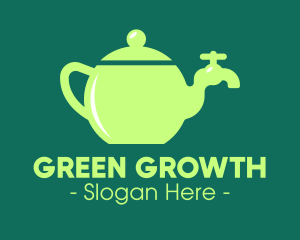 Green Teapot Tap logo design