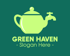 Green Teapot Tap logo design