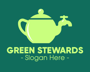 Green Teapot Tap logo design