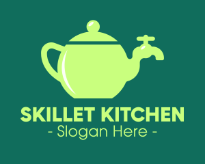 Green Teapot Tap logo design