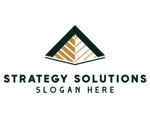 Corporate Pyramid Arrow logo design