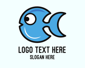 Crescent Blue Fish logo