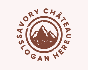 Circle Mountain Camping  logo design