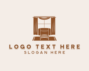 Curtain Armchair Furnishing logo