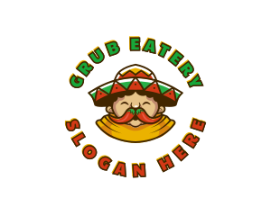 Chili Mexican Guy logo design