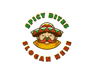 Chili Mexican Guy logo design