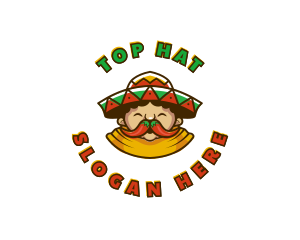 Chili Mexican Guy logo design