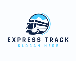 Bus Transportation Logistics logo design