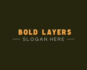 Generic Bold Company logo design