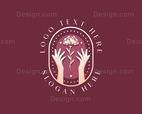 Beauty Floral Hand Logo