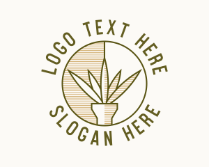 Rustic Plant Badge logo