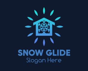 Winter Snow House logo design