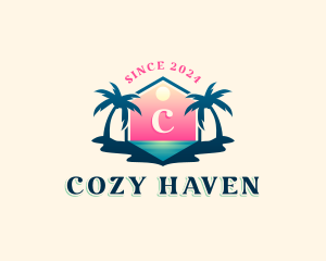 Ocean Beach Travel logo design