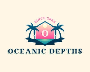 Ocean Beach Travel logo design