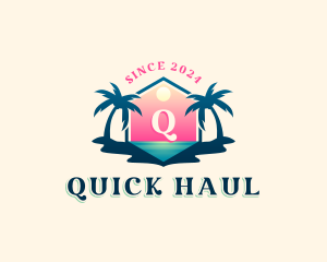 Ocean Beach Travel logo design