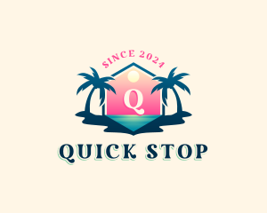 Ocean Beach Travel logo design