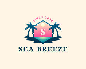 Ocean Beach Travel logo design