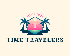 Ocean Beach Travel logo design