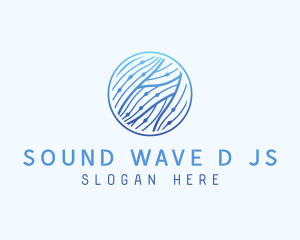 Science Club Biotech Waves logo design