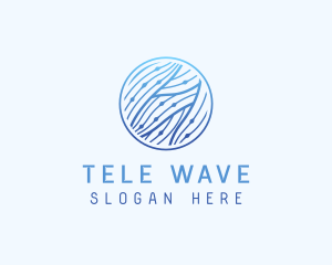 Science Club Biotech Waves logo design