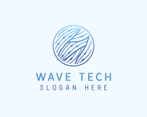 Science Club Biotech Waves logo design