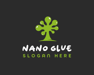 Green Slime Tree logo design