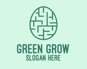 Green Egg Maze  logo design