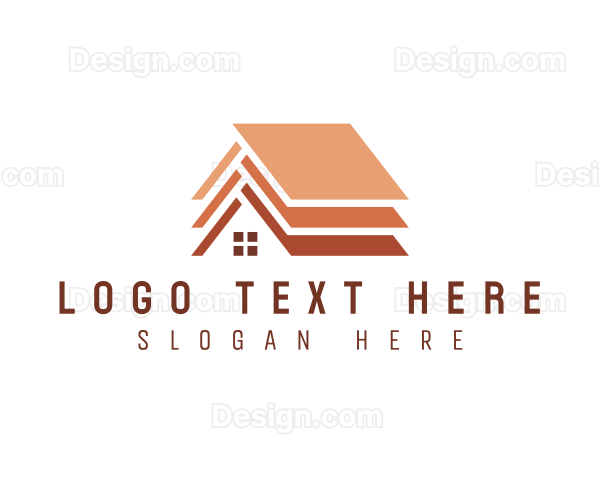 Roof Construction Builder Logo