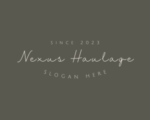 Dainty Cursive Business logo design