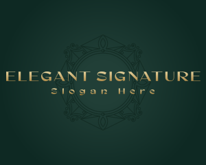 Elegant Classic Ornament logo design