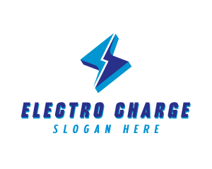 Thunder Bolt Electricity logo design