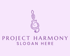 Guitar Clef Harmony logo