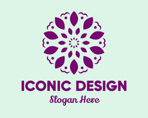 Floral Symbol Pattern logo