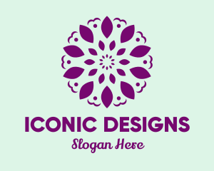 Floral Symbol Pattern logo