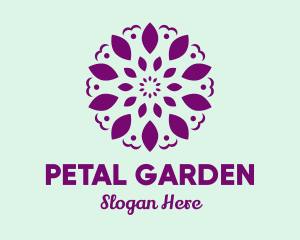 Floral Symbol Pattern logo design