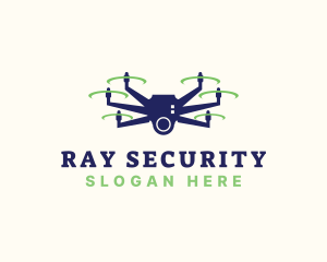 Security Drone Camera logo design