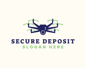 Security Drone Camera logo design