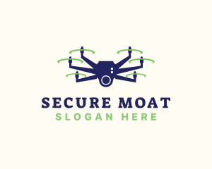 Security Drone Camera logo design