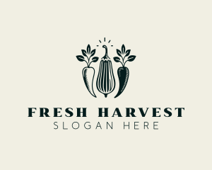 Farm Harvest Radish logo design