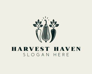 Farm Harvest Radish logo design
