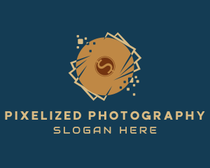 Digital Pixels Cryptocurrency  logo design