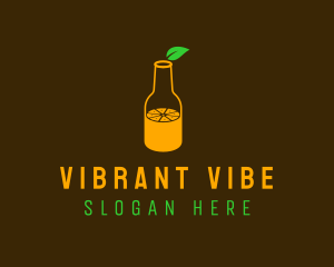 Orange Juice Bottle logo